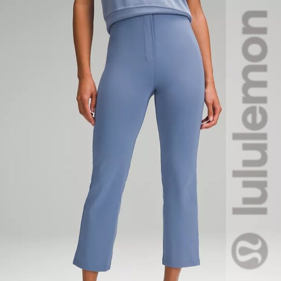 NWT Smooth Fit Pull-On High-Rise Cropped Pant- OASIS BLUE - Picture 1 of 6
